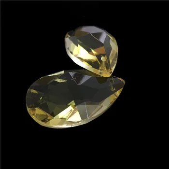

50*30mm 50pc Topaz Chandeliers Accessories Pendant Lights Teardrop Ornaments For Decoration Free Shipping