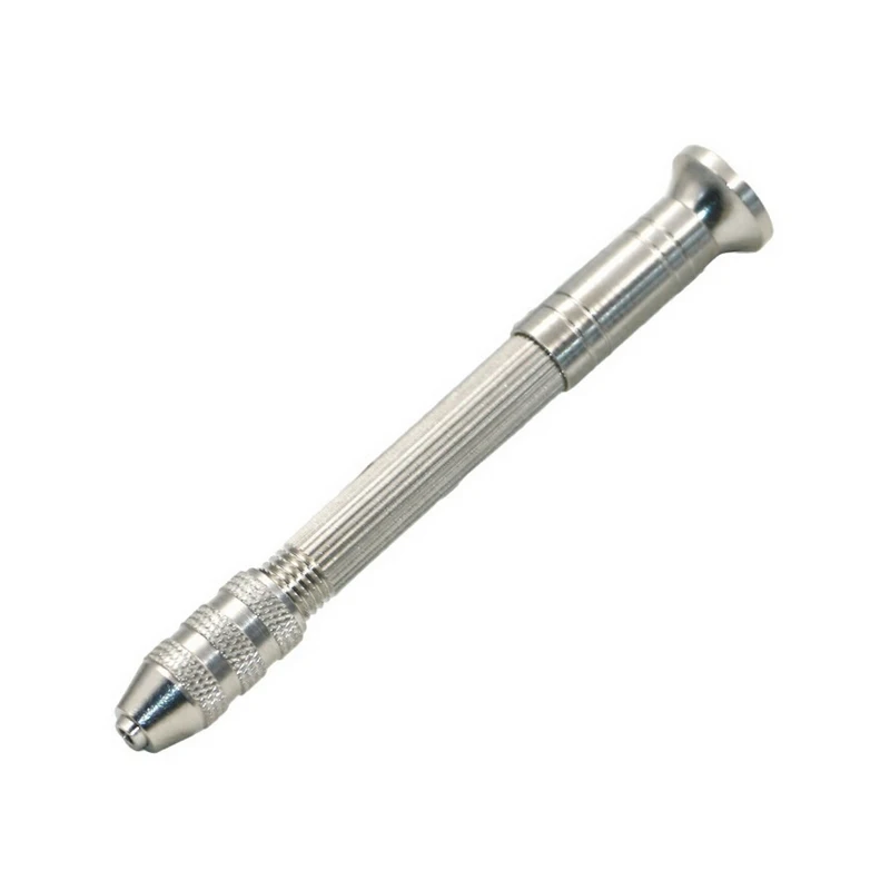 

Mini Micro Aluminum Manual Drilling Hand Drill Chuck Twist Micro Bit Repair Tools -- WWO66