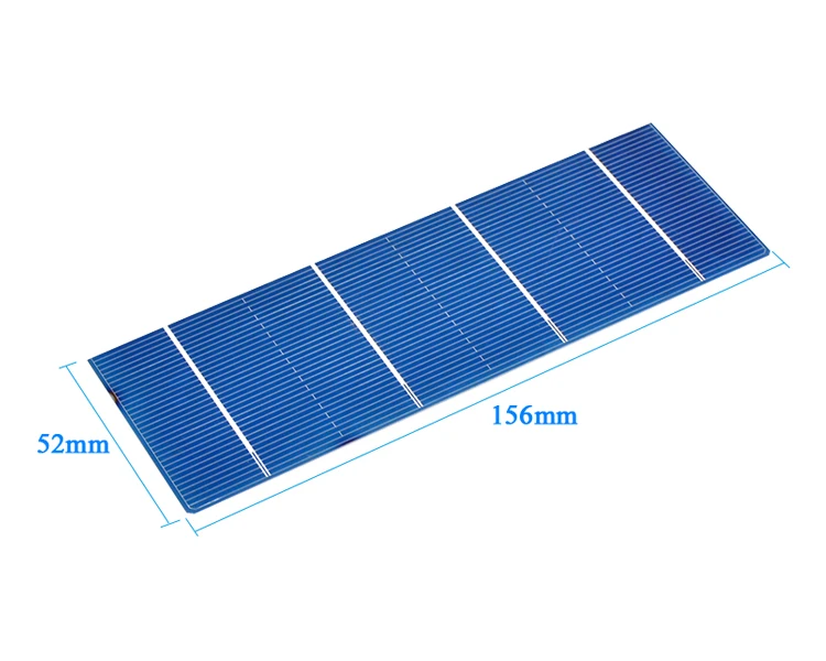 SUNYIMA поликристаллические панели солнечных батарей 156*52 мм для DIY 0,5 V 1,39 W солнечное зарядное устройство 30 шт