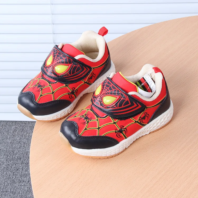 Kids Shoes With Light Boys Growing Sneakers 2017 Spring Cartoon Led ...