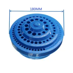 Новый 1 шт. универсальный синий пластик круглый форма бурильные долото коробка для хранения дисплей