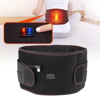 

3 Sizes Electric Heat Therapy Far Infrared Vibration Hot Compress Waist Pain Relieve Belt Heating Waist Belt