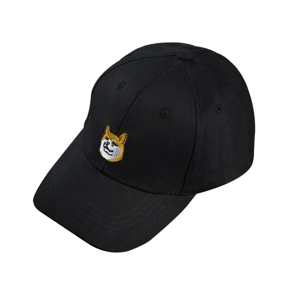 

DOLEFT Firewood Dog Expression Baseball Caps Men Women Adjustable Streetwear Trucker Dad Hat Cotton Embroidery Snapback Caps