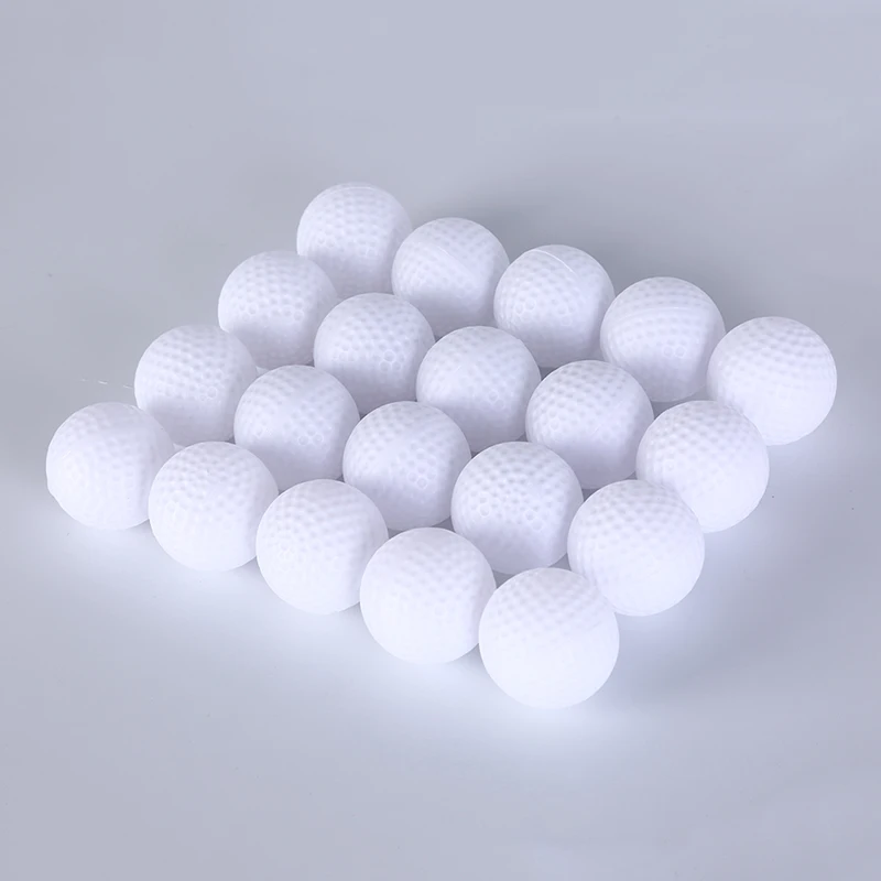 20pcs Outdoor Sports Plastic Golf Hollow Indoor Practice Training Golf
