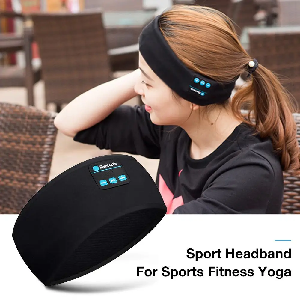 Стерео Bluetooth 5,0 гарнитура для сна, наушники, спортивная повязка на голову для спорта, бега, фитнеса, музыки, повязка на голову, наушники для сна
