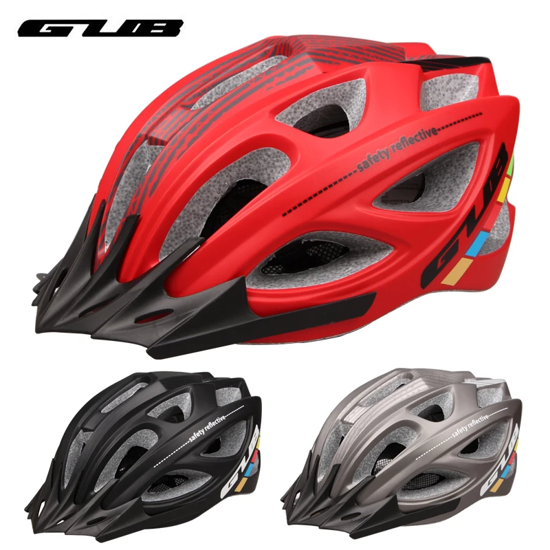GUB P9 Cyling Helmet Integrally Molded Mountain Bike Helmets PC EPS Super Light Safety Durable Shock Absorption 18 Holes | Спорт и