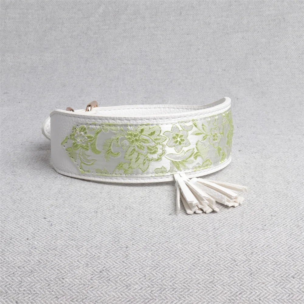 White and Light Green