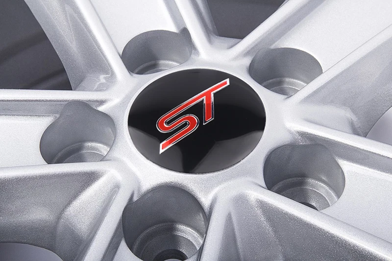 4 шт. 56,5 мм аксессуары для стайлинга автомобилей ST эмблема колпачки ступицы колеса наклейка для Ford Focus 2 3 FIESTA Kuga FUSION ESCAPE