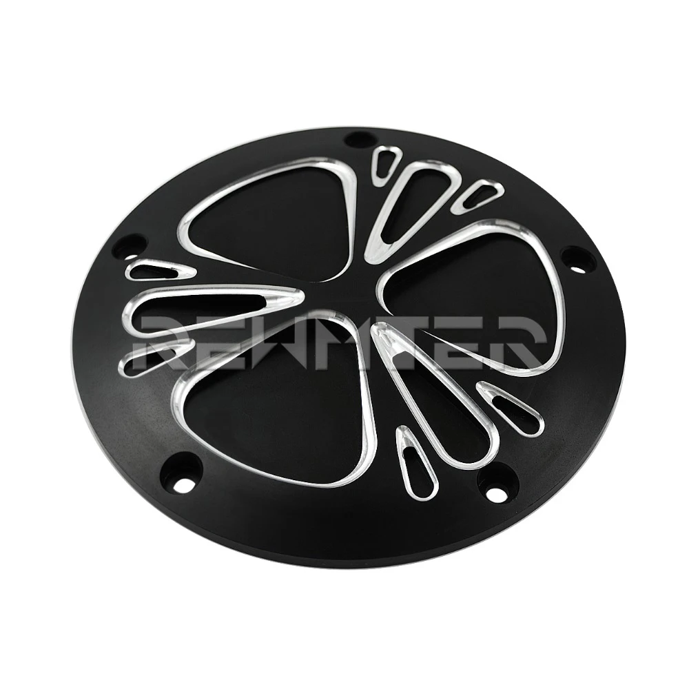Motorcycle-Black-CNC-Bullet-Hole-Cam-Derby-Timer-Cover-5-Holes-For-Harley-Touring-Road-King (3)