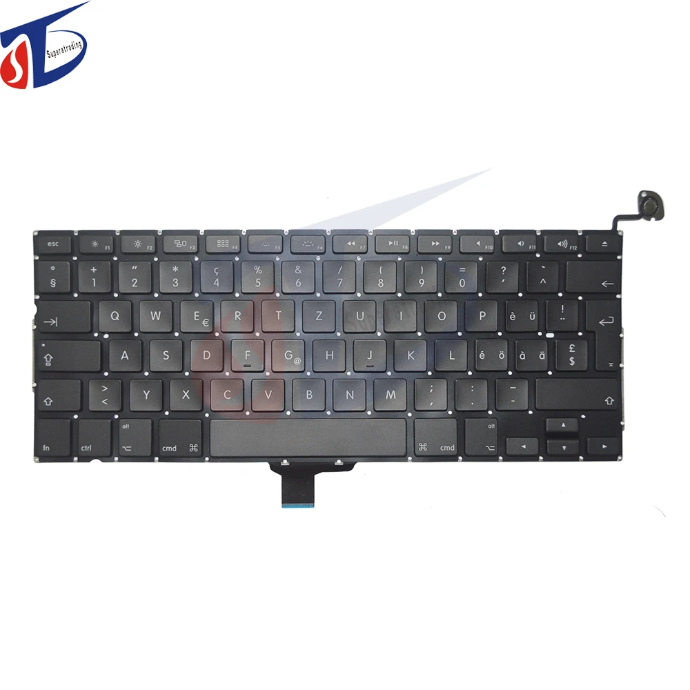 

10pcs/lot NEW original for macbook pro 13inch A1278 Swiss keyboard Switzerland clavier Swiss 2009-2012year