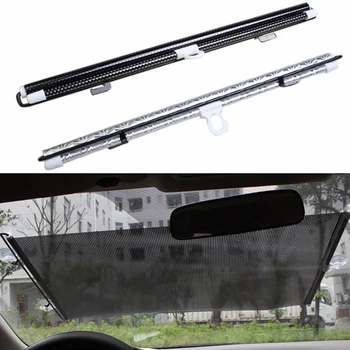 

50/58/45*125cm Auto Retractable Side Window Car Sun Shade Curtain Windshield Sunshade Shield Cover Mesh Visor Shield for Cars