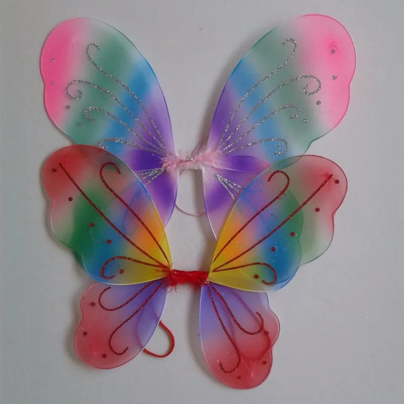 Лидер продаж дизайн Ангел Феи; бабочки; крылья шаль для маленьких мальчиков праздничное платье для девочки Детский костюм для вечеринок в честь Хэллоуина аксессуар
