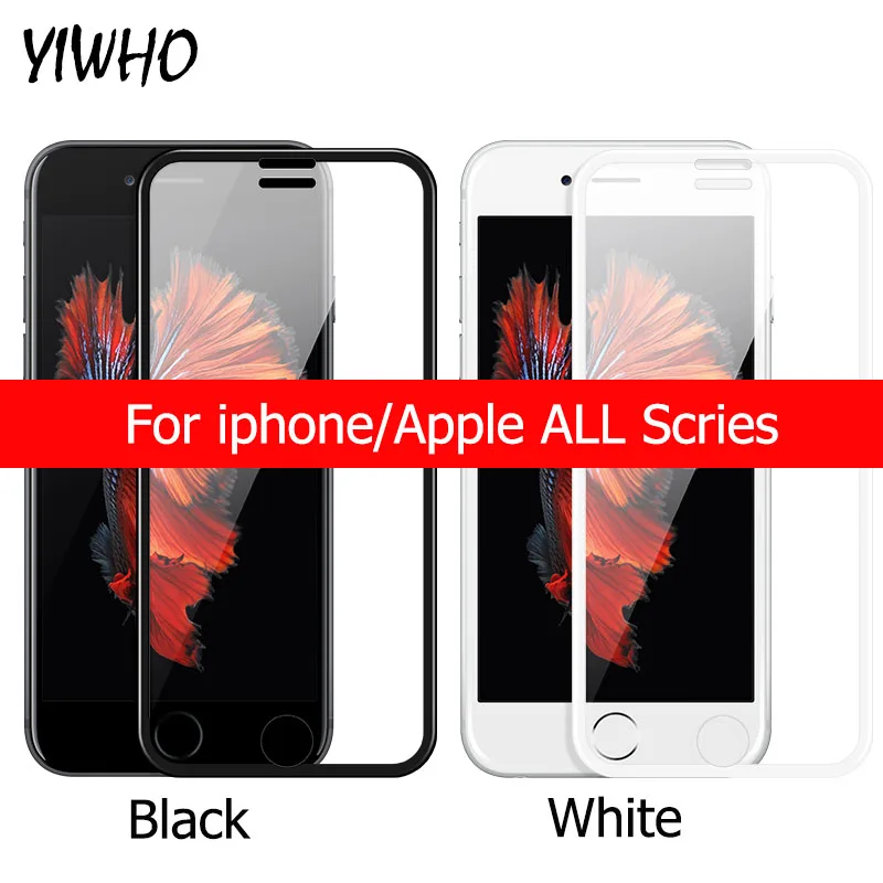 

9D Full Cover Tempered Glass for Apple IPhone 8 Plus Screen Protector Protective Glass 6 XS Max X XR 6S 7 Xmax Film I Phone Case