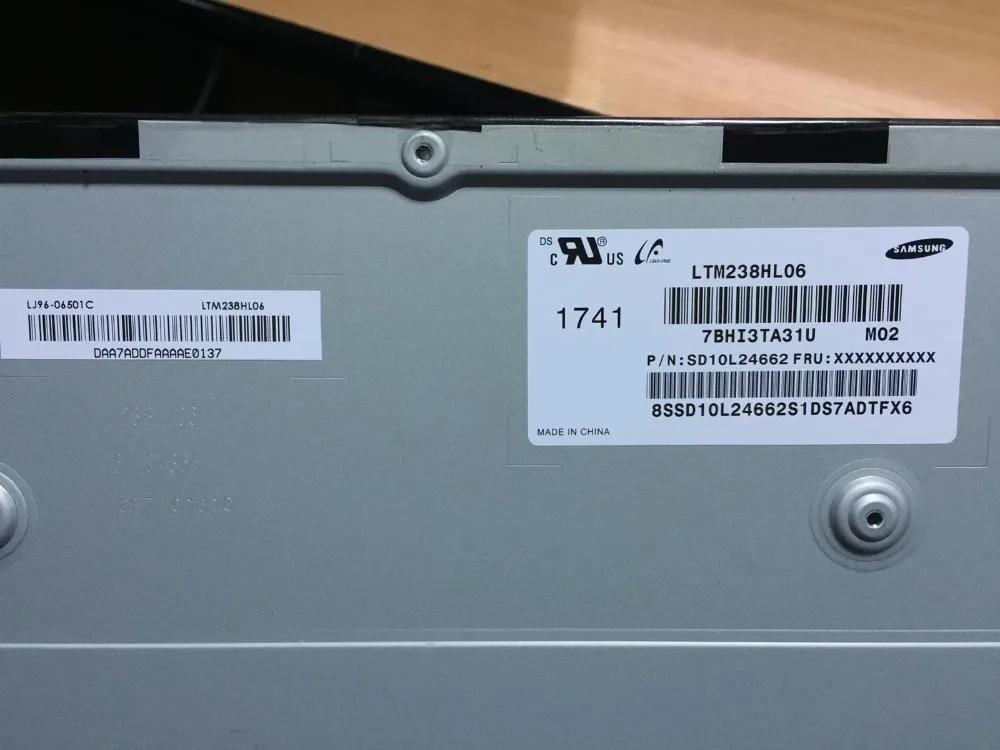 Modelo de Tela Ltm238hl06 para Lenovo Novo 520-24ikl Tudo-em-um pc Lcd Ips Aio 520-24iku - Imagem 2