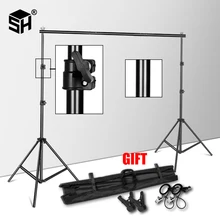 Background Stand Support System Photography Studio Background Holder with Carry Bag for Muslins Backdrops,Paper and Canvas