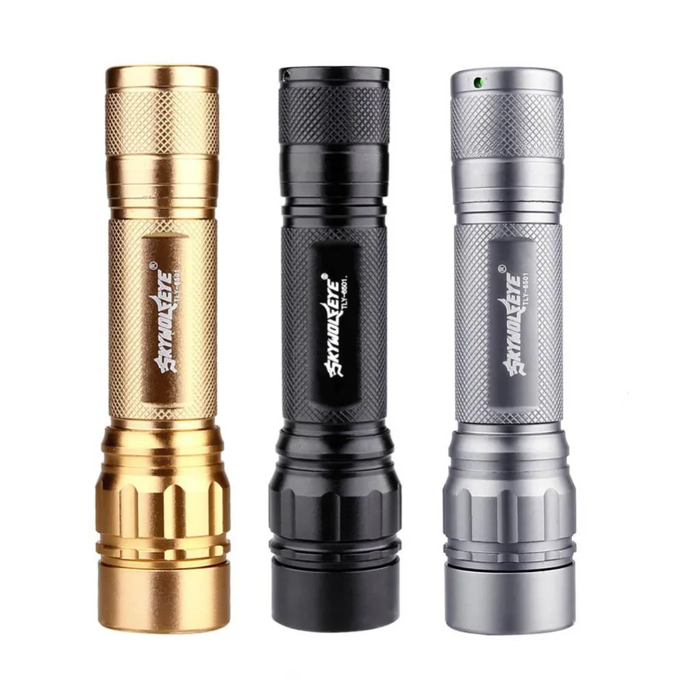 Светодиодный фонарик 2000 лм 3 режима XPE T6 lampe 18650 мощный с масштабируемым фокусом