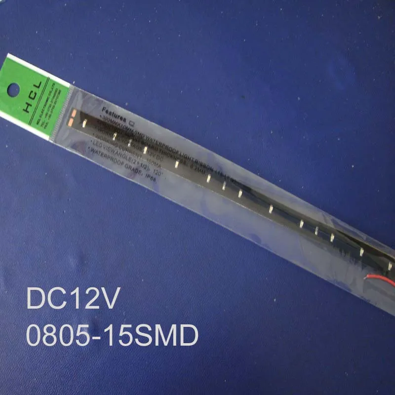 

High quality 0805 DC12V 30cm length auto led flex strip, car decorative led soft strip Non-waterproof 12V free shipping 5pcs/lot