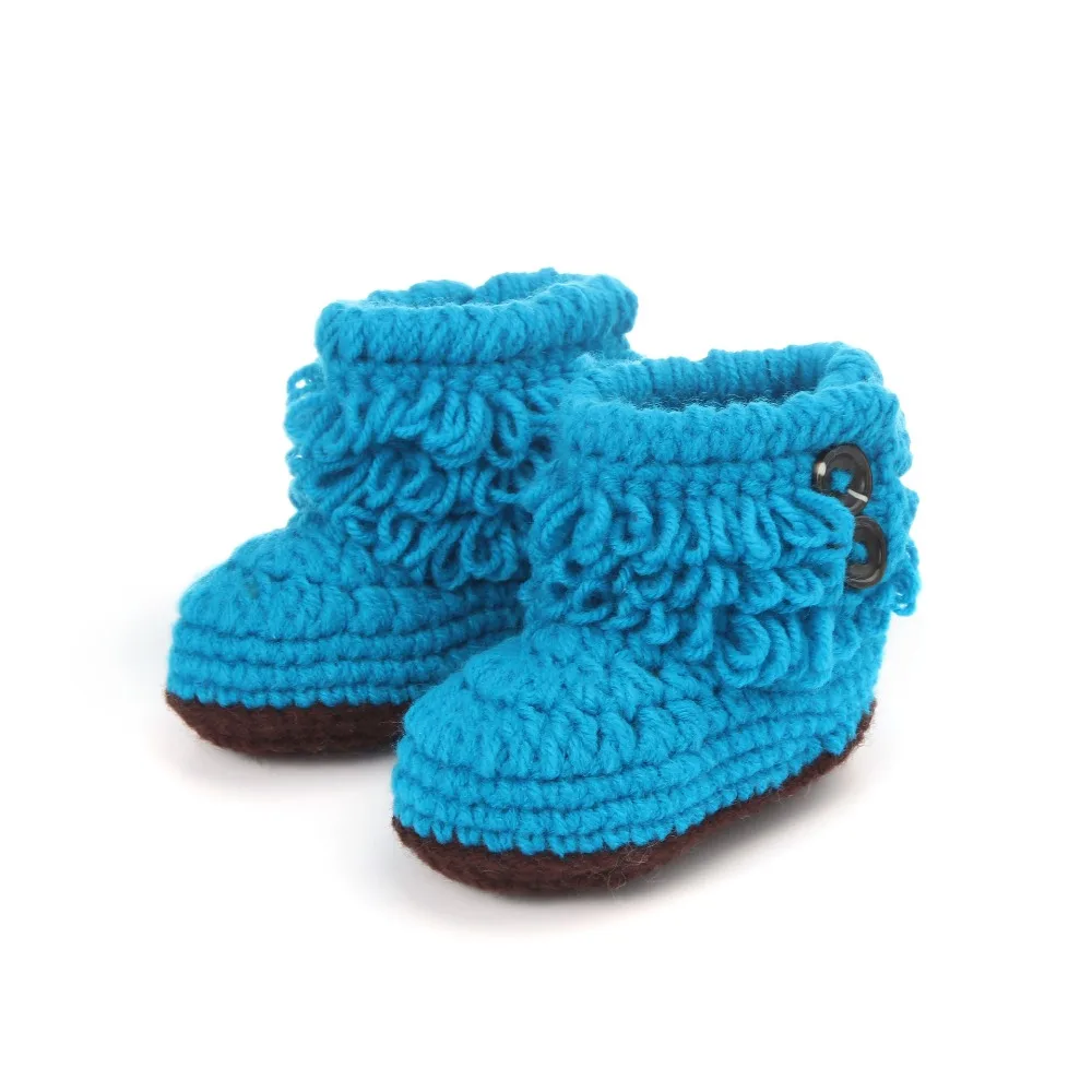 

Baby Shoes hand-knit wool fancy Infant Soft Sole Baby First Walker Toddler Shoes