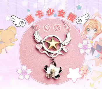 

Card Captor Sakura 20 Anniversary Necklace Pendant Sakura 925 Silver Cos New Year Gift