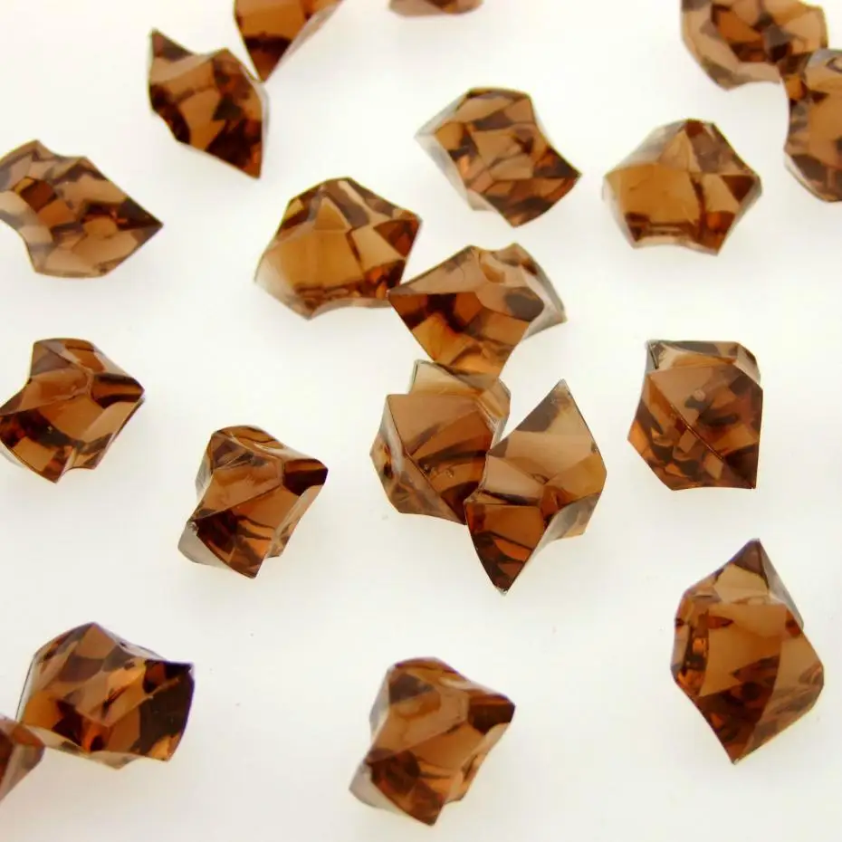 Confetti Wedding Vase Filler 100 x CLEAR Acrylic Scatter Crystal Nuggets Ice