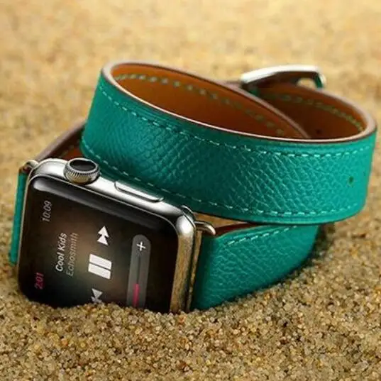 

high quality 42mm 38mm 40mm 44mm Leather loop for iwatch strap for apple watch band series 4 2 3 1