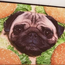 CAMMITEVER 3D собаки с гамбургером конфеты листья Коврики для пола мягкие коврики для детской комнаты ковер для гостиной коврик