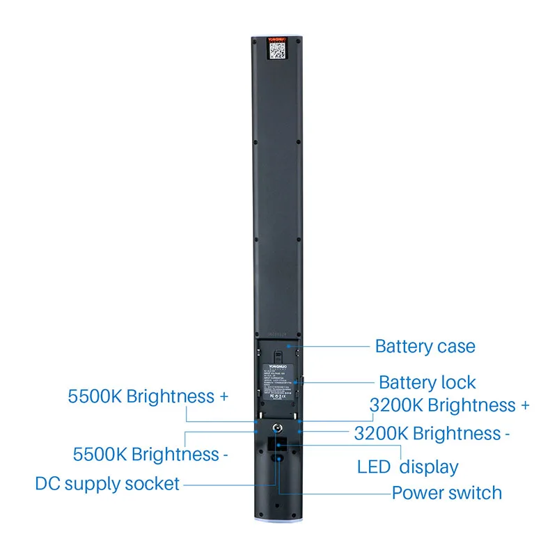 YONGNUO обновленный YN360S ультратонкий ручной лед на палочке светодиодный видео свет 3200 k до 5500 k телефон приложение Управление светодиодный заполняющий светящаяся палочка