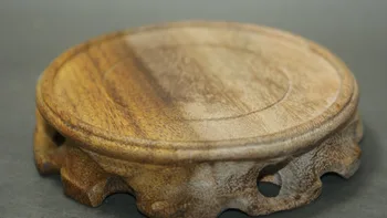 

China Hand wood carving excellent ornaments Decorative pedestal