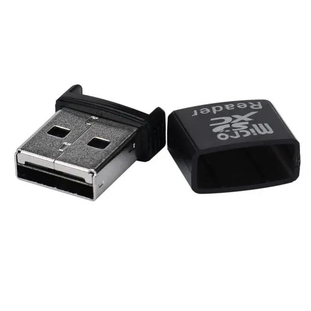 Мини Супер Скоростной USB 2,0 Micro SD/SDXC TF кардридер адаптер USB 2,0 быстрая передача Макс 64 ГБ TF карта Micro SD QIY25 D3S