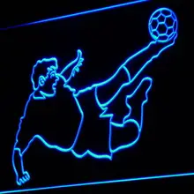 I811 футбольный тренировочный клуб бар Декор на пивную тему неоновый светильник знак Вкл/Выкл Переключатель 20+ цвета 5 размеров