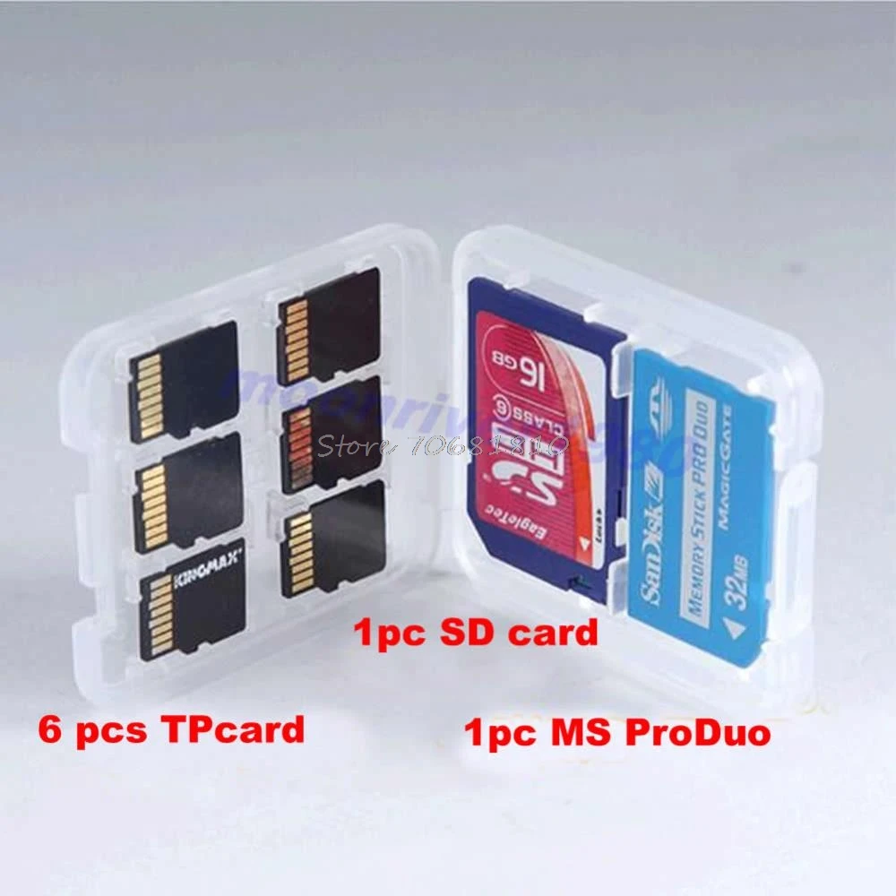 3 шт./лот пластиковый чехол для Micro SD TF карты памяти держатель коробка протектор Прямая поставка