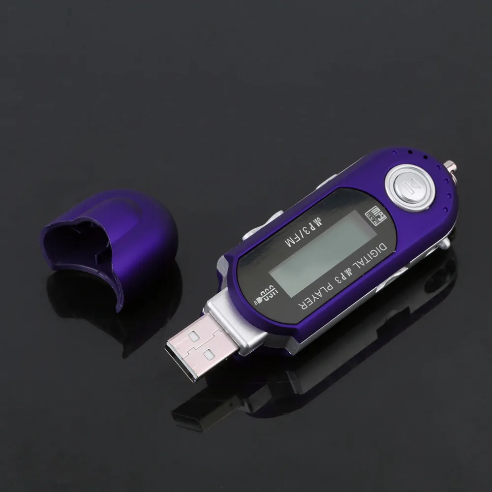 Мини флеш-диск USB 2,0 высокая скорость передачи ЖК-дисплей MP3 музыкальный плеер подсветка на ЖК-дисплей обеспечивает четкий дисплей 3 цвета