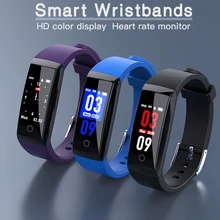 Новейшие Модные регулируемый браслет Sleep Monitor Водонепроницаемый Фитнес группа IPS Цвет Дисплей здоровья трекер Smart Band Watch