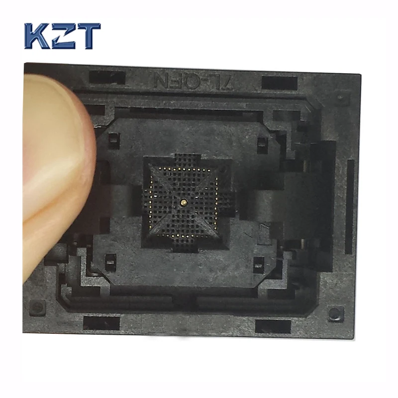 

QFN44 MLF44 WLCSP44 Burn in Socket Pin Pitch 0.5mm IC Body Size 7x7mm NP506-044-036-C-G Open Top Flash Test Socket Adapter