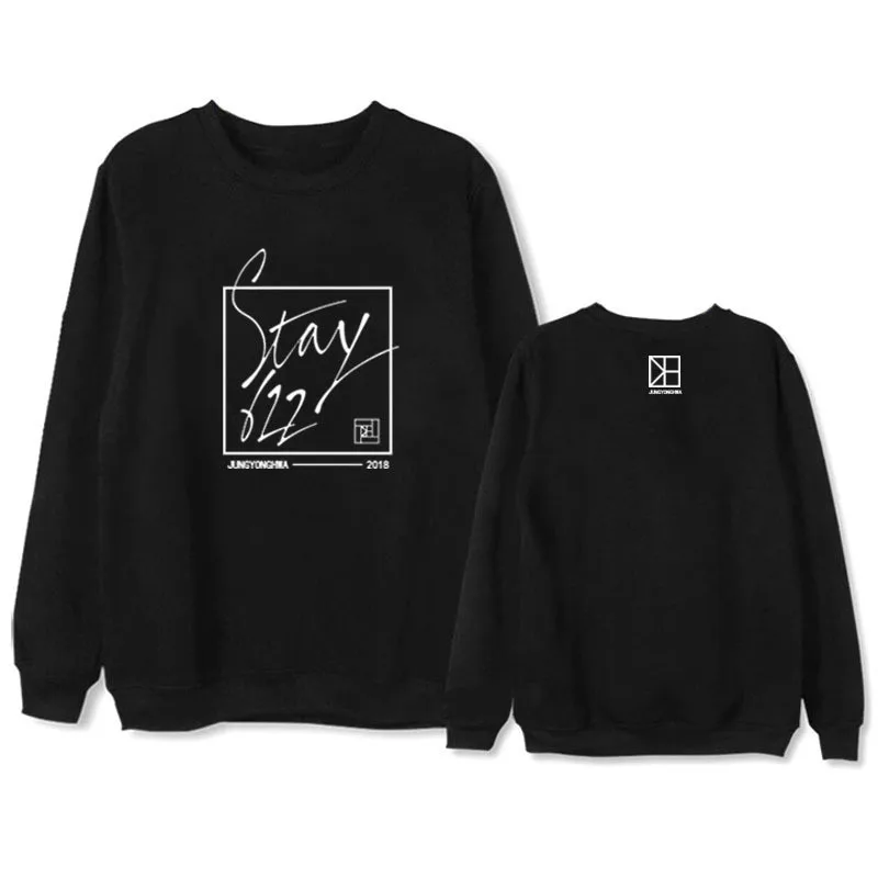 

Kpop CNBLUE Jung Yong Hwa STAY 622 Album Hoodie Loose Hoodies Clothes Pullover Printed Long Sleeve Sweatshirts WY644