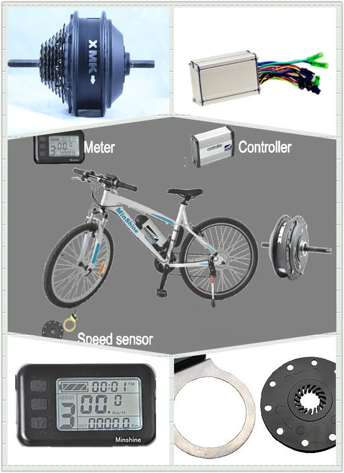 NewPower ebike System Kit (Meter+Controller+Motor+Torque sensor+Speed