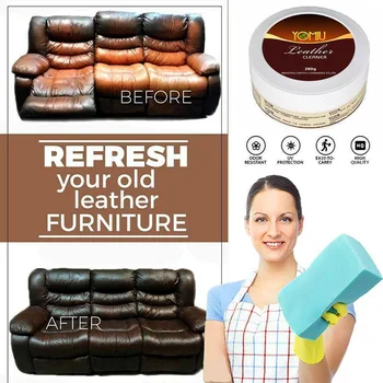 

Newly Multifunctional Leather Cleaner Car Seat Leather Wallet Refurbishing Repair Cream VA88