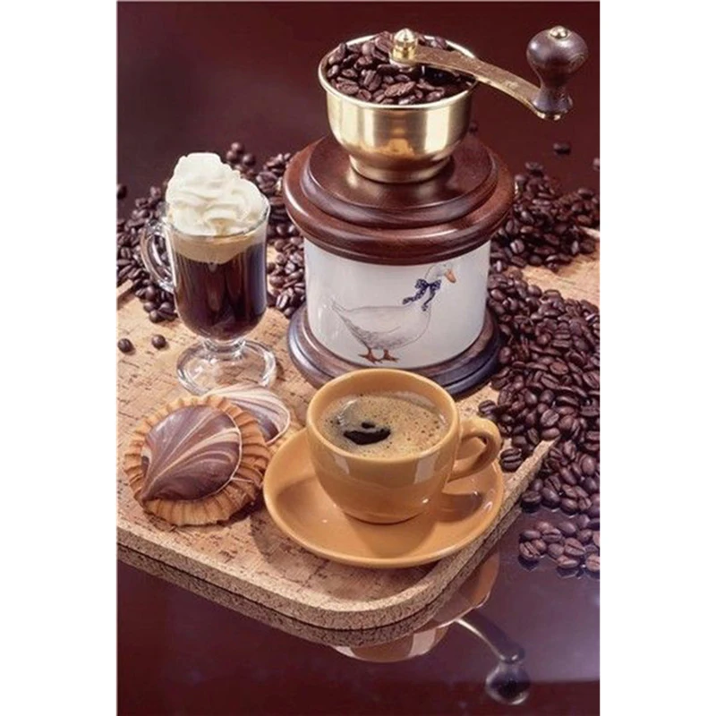 Diamond-Embroidery-5D-DIY-Coffee-machine-Pictures-Diamond-inlay-Crafts-Rhinestone-Mosaic-Home-Decoration