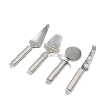 10 наборы из нержавеющей стали столовый набор для сыра круглый нож для пиццы кухонные устройства Инструменты Набор сыр скребок для резки Ножи ZA6957