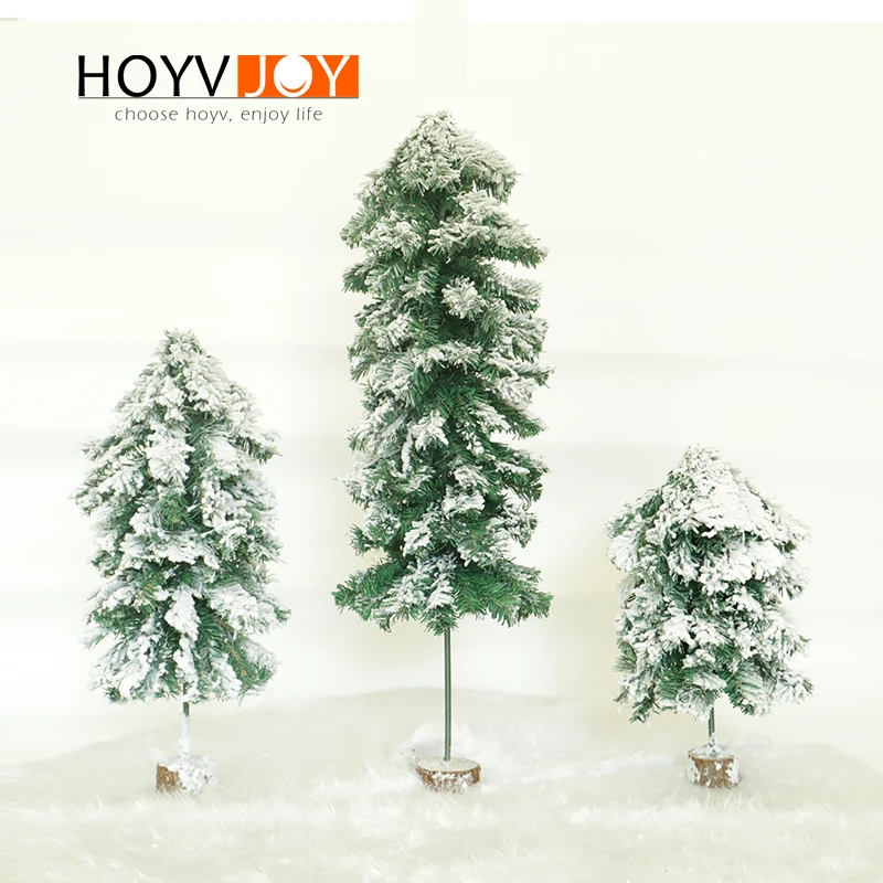 

HOYVJOY Artificial Christmas Tree Snowflake Xmas Plastic Tree 45/60/90cm New Year Home Ornaments Room Decorations Christmas Tree