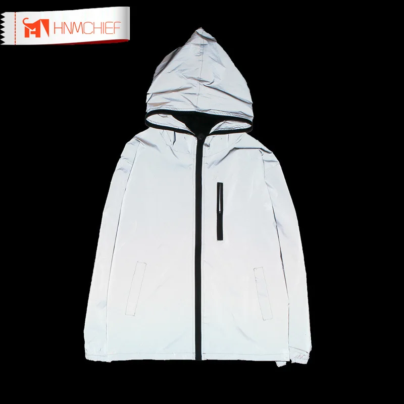 Men Women Fashion Jackets Causal Hooded Coat Windbreaker Zipper Sports Outwear