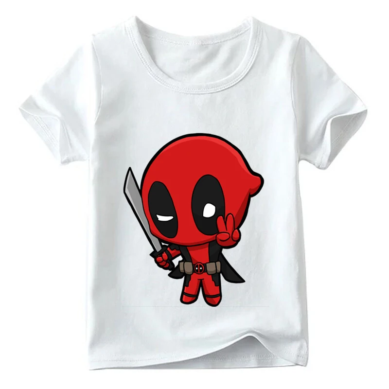 

2019 Children Cartoon Dabbing Deadpool Funny T-shirt Baby Boys/Girls Summer Tops Short Sleeve Tshirt Kids Casual Clothes,HKP2406