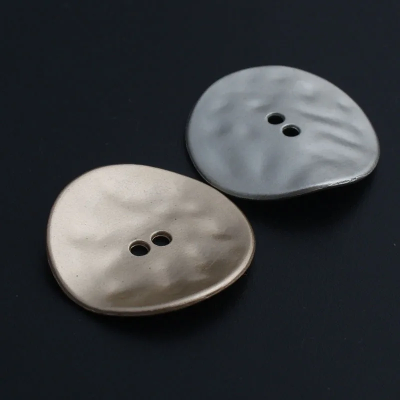 10pcs Oval Decorative Metal Buttons Sewing Seam Scrapbooking