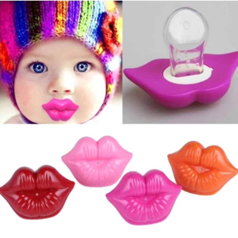 Funny Silicone Baby Nipples Teether Soothers Pacifier Baby Dental Care
