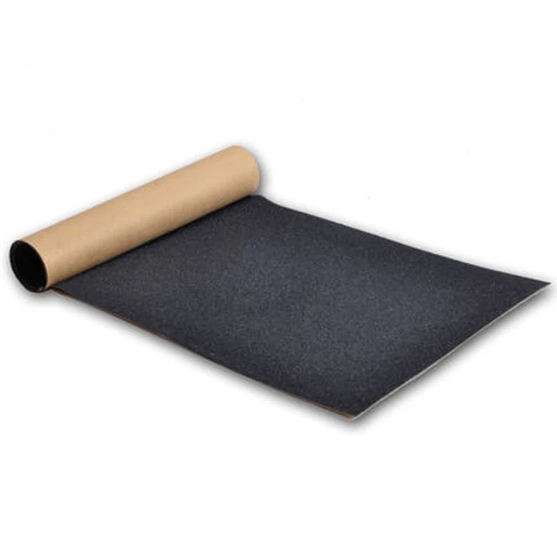 Нескользящий скейтборд Griptape 83*24 см чистый черный цвет двойная утепленная доска