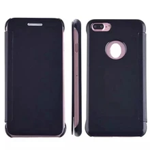 10 шт. роскошное Гальванопокрытие PC зеркальная поверхность прозрачный вид крышка чехол для iPhone 5 5S SE 6 S 6 7 Plus крышка сотового телефона