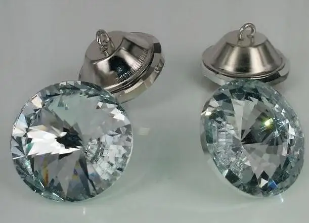 

20mm Furniture decorative buckle 20mm Clear color Satellite drill soft package Crystal glass sofa buckle Rhinestones buttons