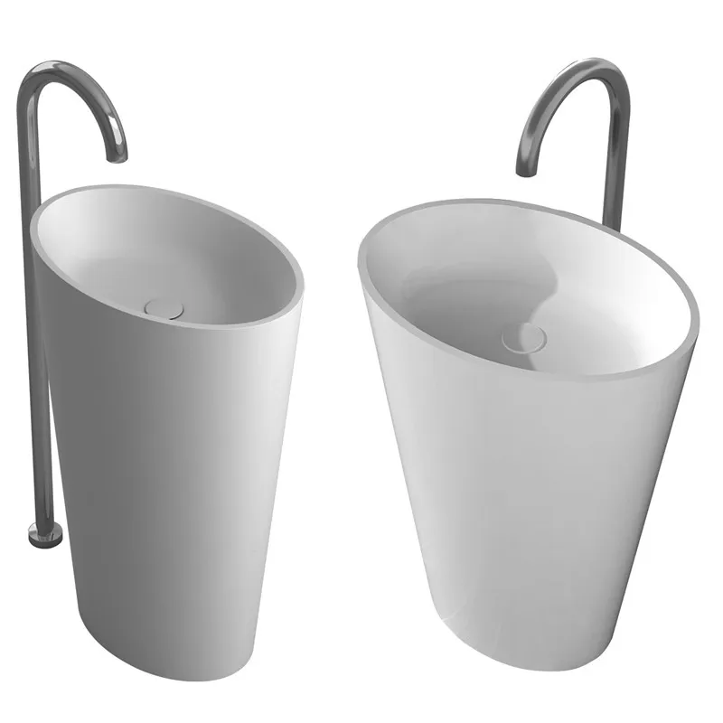 الحمام الغرور الركيزة راتنج الاكريليك الملونة غسل اليد بالوعة cloaroom رمى حوض RS38281-2