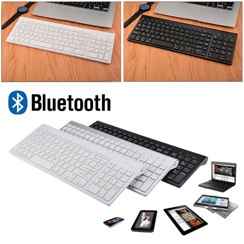 

2.4GHz 102 Keys Wireless/Wired Bluetooth Keyboard for Tablet PC Notebook Computer XXM8