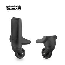 Luggage accessories universal wheel trolley caster travel wheel replacement wheels repair suitcase factory direct sales wheel 1pair luggage wheel replacement travel suitcase repair wheels trolley travel luggage caster directional black wheels jf1748